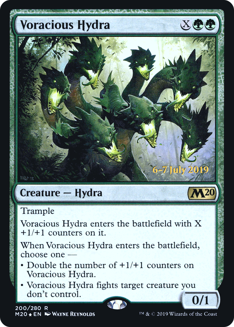 Image of Voracious Hydra (PRE-200) - Core Set 2020 Promos Foil