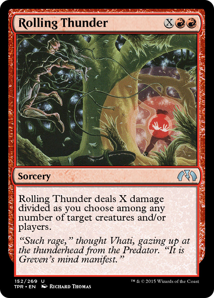 Image of Rolling Thunder (TPR-152) - Tempest Remastered Foil