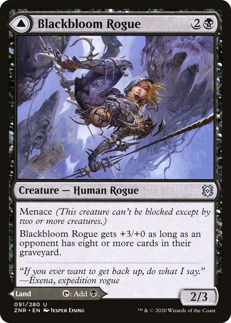 Image of Blackbloom Rogue (ZNR-091) - Zendikar Rising