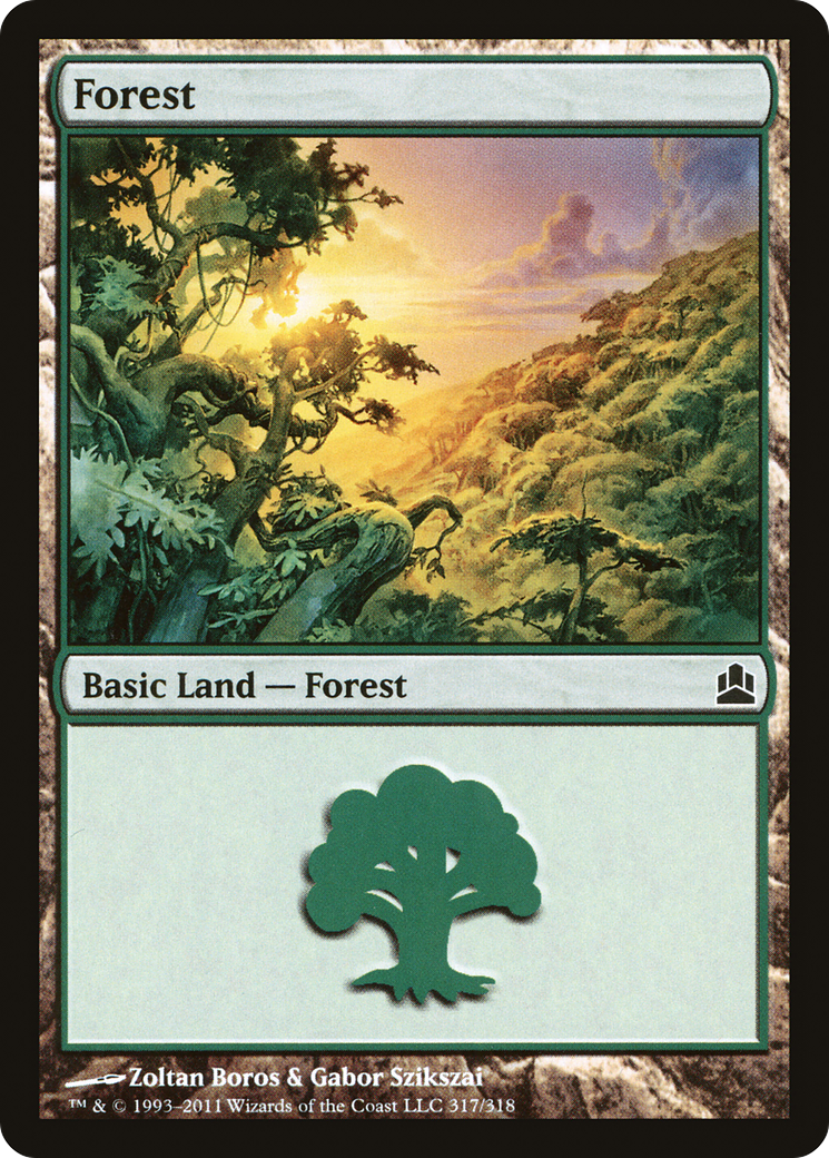 Image of Forest (317) (CMD-317) - Commander 2011