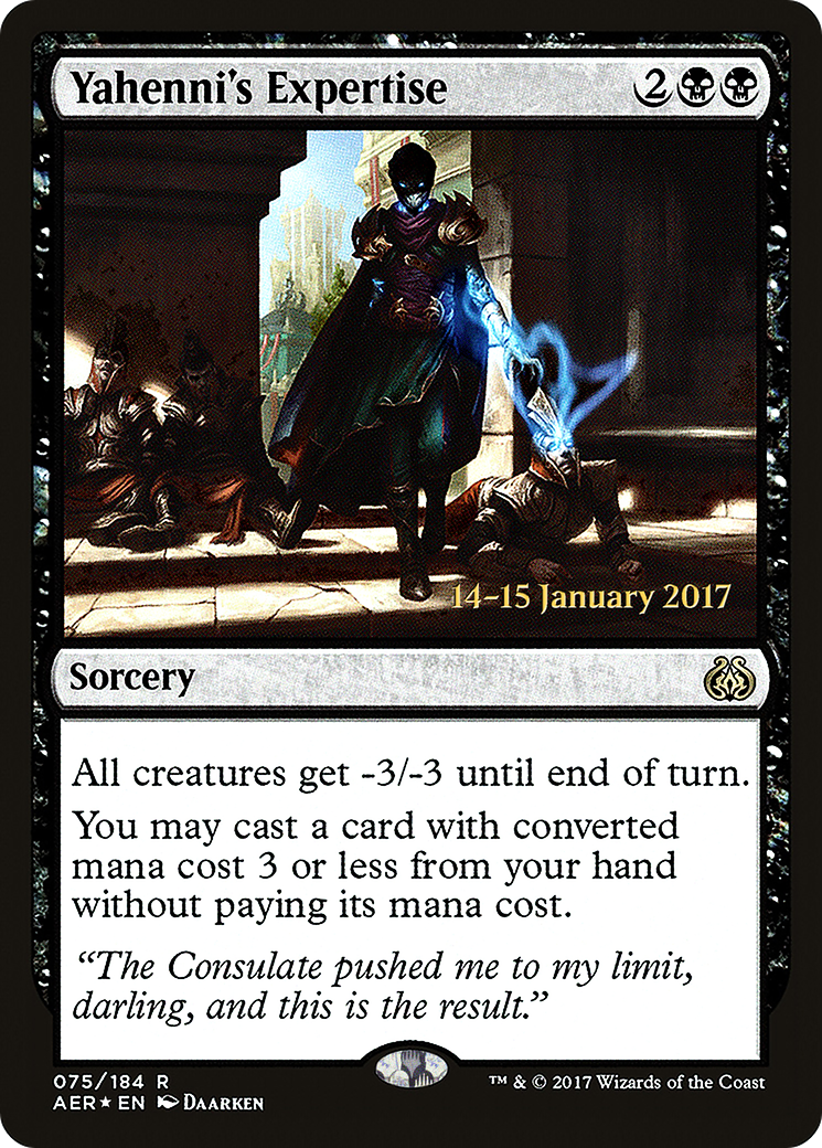Image of Yahenni's Expertise (PRE-075) - Aether Revolt Promos Foil