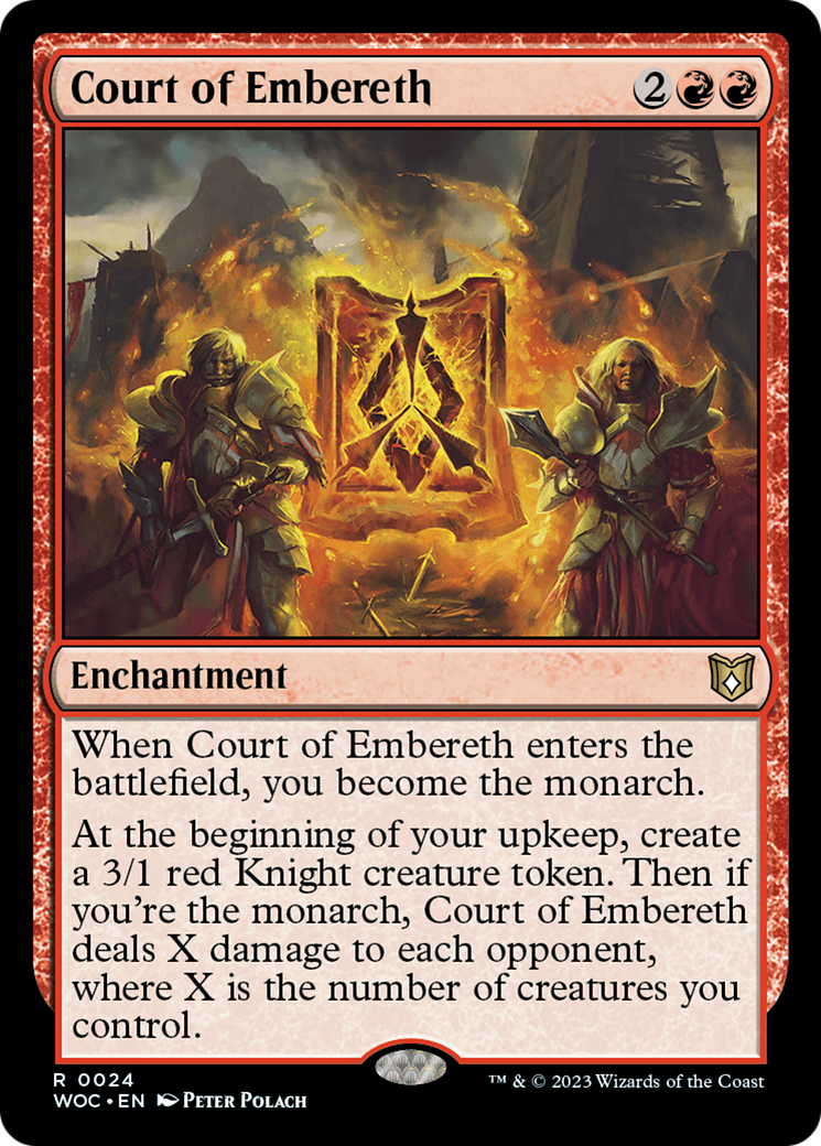 Image of Court of Embereth (WOC-024) - Wilds of Eldraine Commander Foil
