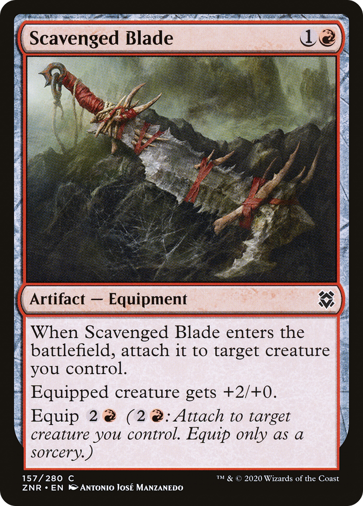 Image of Scavenged Blade (ZNR-157) - Zendikar Rising