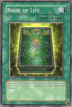 Image of Book of Life (SDZW-EN023) - Structure Deck: Zombie World 1st Edition