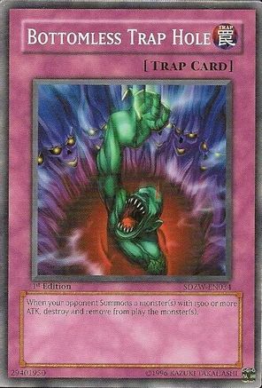 Image of Bottomless Trap Hole (SDZW-EN034) - Structure Deck: Zombie World 1st Edition