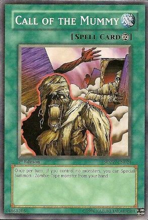 Image of Call of the Mummy (SDZW-EN024) - Structure Deck: Zombie World 1st Edition