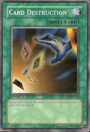 Image of Card Destruction (SDZW-EN031) - Structure Deck: Zombie World 1st Edition