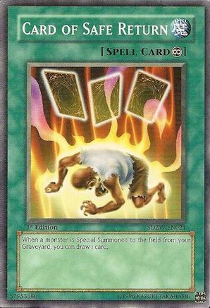 Image of Card of Safe Return (SDZW-EN021) - Structure Deck: Zombie World 1st Edition