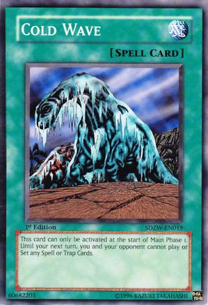 Image of Cold Wave (SDZW-EN019) - Structure Deck: Zombie World 1st Edition