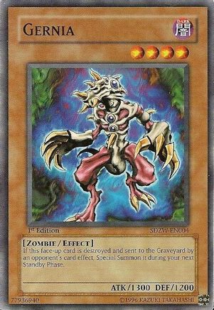 Image of Gernia (SDZW-EN004) - Structure Deck: Zombie World 1st Edition