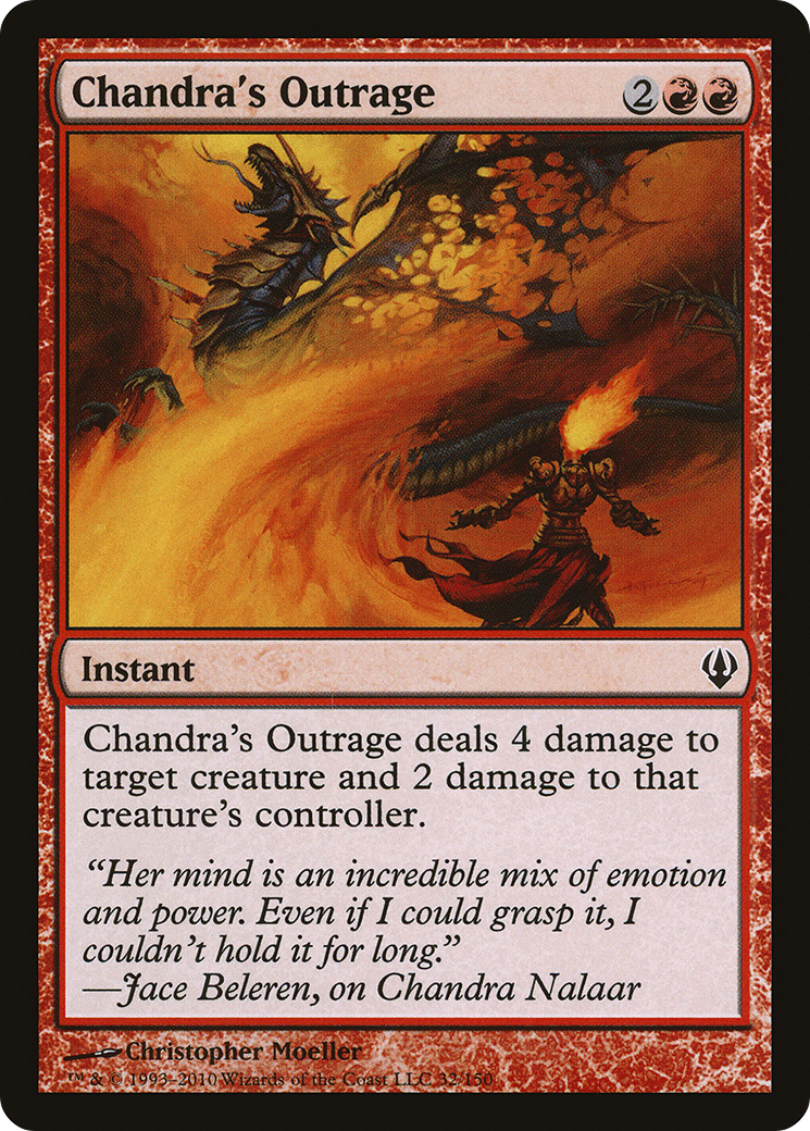 Image of Chandra's Outrage (ARC-032) - Archenemy