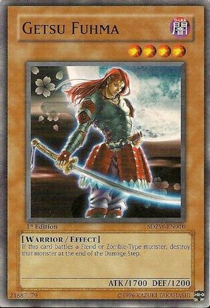 Image of Getsu Fuhma (SDZW-EN010) - Structure Deck: Zombie World 1st Edition