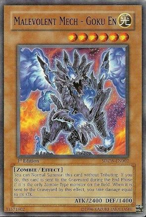 Image of Malevolent Mech - Goku En (SDZW-EN002) - Structure Deck: Zombie World 1st Edition