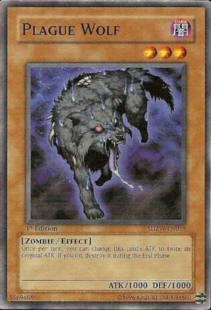 Image of Plague Wolf (SDZW-EN015) - Structure Deck: Zombie World 1st Edition