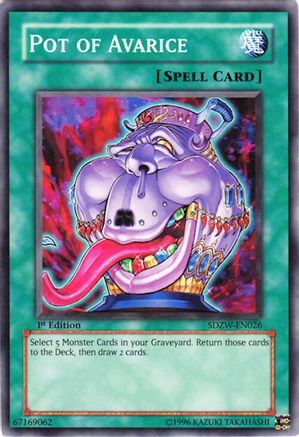 Image of Pot of Avarice (SDZW-EN026) - Structure Deck: Zombie World 1st Edition