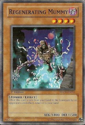 Image of Regenerating Mummy (SDZW-EN012) - Structure Deck: Zombie World 1st Edition