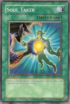 Image of Soul Taker (SDZW-EN029) - Structure Deck: Zombie World 1st Edition