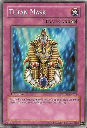 Image of Tutan Mask (SDZW-EN035) - Structure Deck: Zombie World 1st Edition