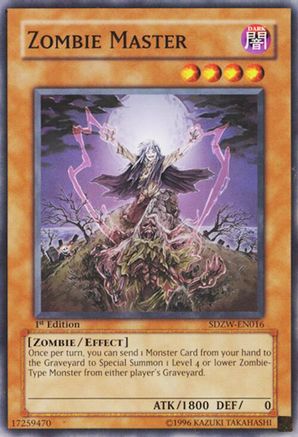 Image of Zombie Master (SDZW-EN016) - Structure Deck: Zombie World 1st Edition
