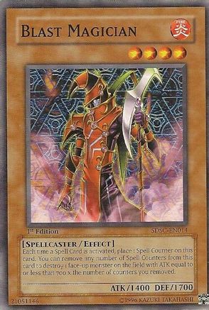 Image of Blast Magician (SDSC-EN014) - Structure Deck: Spellcaster's Command Unlimited