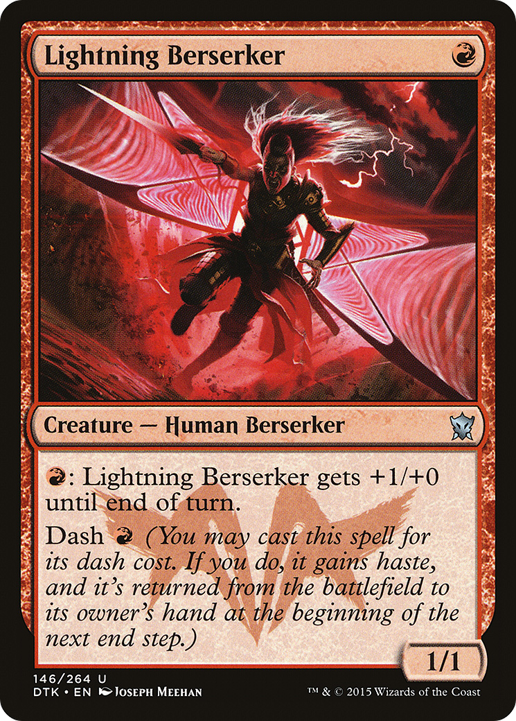 Image of Lightning Berserker (DTK-146) - Dragons of Tarkir Foil