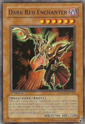 Image of Dark Red Enchanter (SDSC-EN006) - Structure Deck: Spellcaster's Command 1st Edition