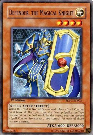 Image of Defender, The Magical Knight (SDSC-EN003) - Structure Deck: Spellcaster's Command Unlimited