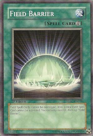 Image of Field Barrier (SDSC-EN034) - Structure Deck: Spellcaster's Command 1st Edition