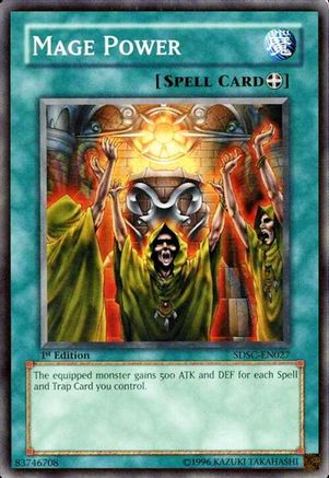 Image of Mage Power (SDSC-EN027) - Structure Deck: Spellcaster's Command Unlimited