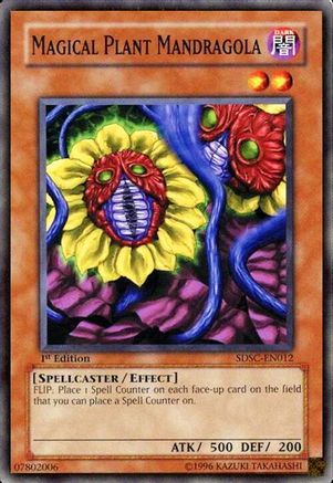 Image of Magical Plant Mandragola (SDSC-EN012) - Structure Deck: Spellcaster's Command 1st Edition
