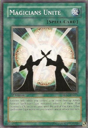 Image of Magicians Unite (SDSC-EN021) - Structure Deck: Spellcaster's Command Unlimited