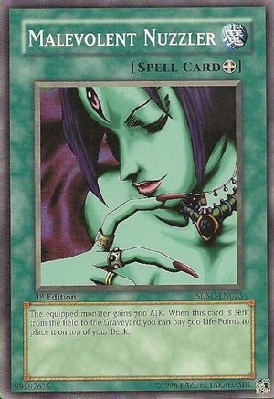 Image of Malevolent Nuzzler (SDSC-EN023) - Structure Deck: Spellcaster's Command 1st Edition
