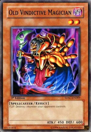 Image of Old Vindictive Magician (SDSC-EN009) - Structure Deck: Spellcaster's Command Unlimited