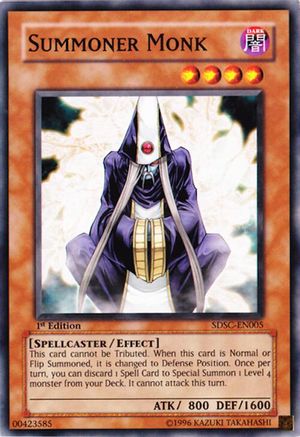 Image of Summoner Monk (SDSC-EN005) - Structure Deck: Spellcaster's Command Unlimited