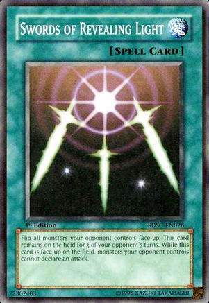 Image of Swords of Revealing Light (SDSC-EN026) - Structure Deck: Spellcaster's Command Unlimited