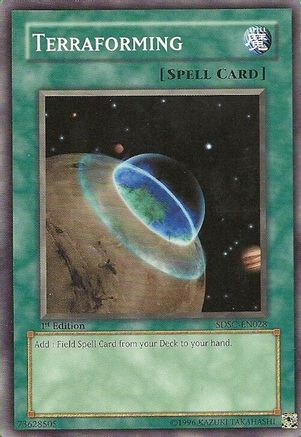 Image of Terraforming (SDSC-EN028) - Structure Deck: Spellcaster's Command Unlimited