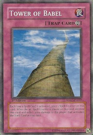 Image of Tower of Babel (SDSC-EN037) - Structure Deck: Spellcaster's Command 1st Edition