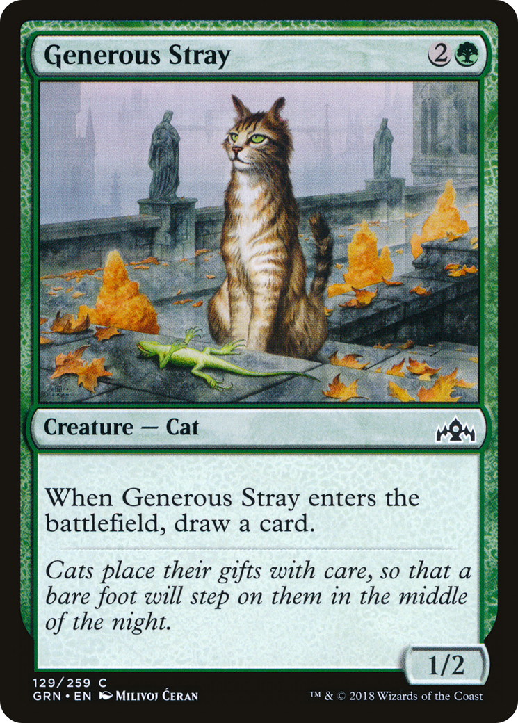 Image of Generous Stray (GRN-129) - Guilds of Ravnica Foil