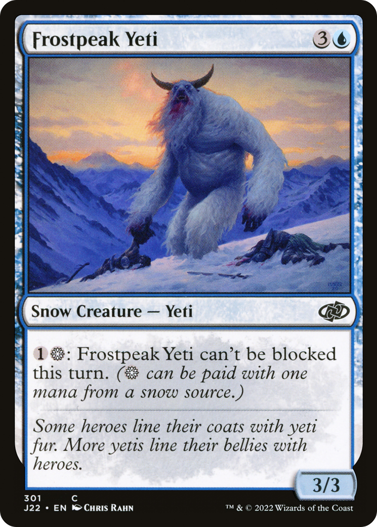 Image of Frostpeak Yeti (J22-301) - Jumpstart 2022: (snow)