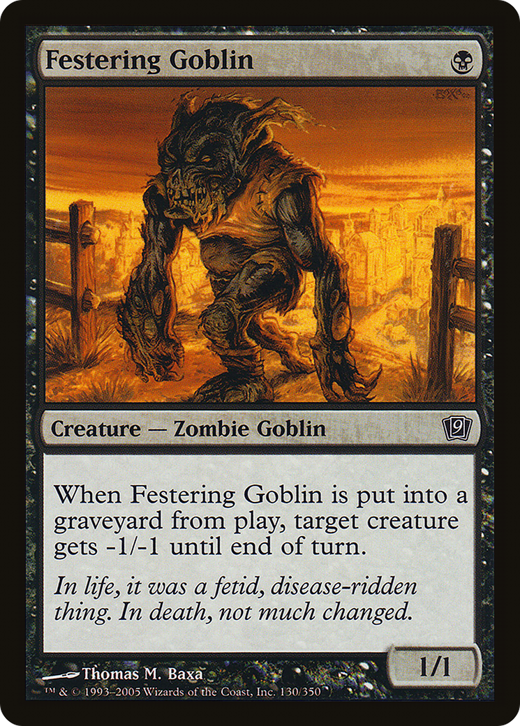 Image of Festering Goblin (9ED-130) - 9th Edition Foil