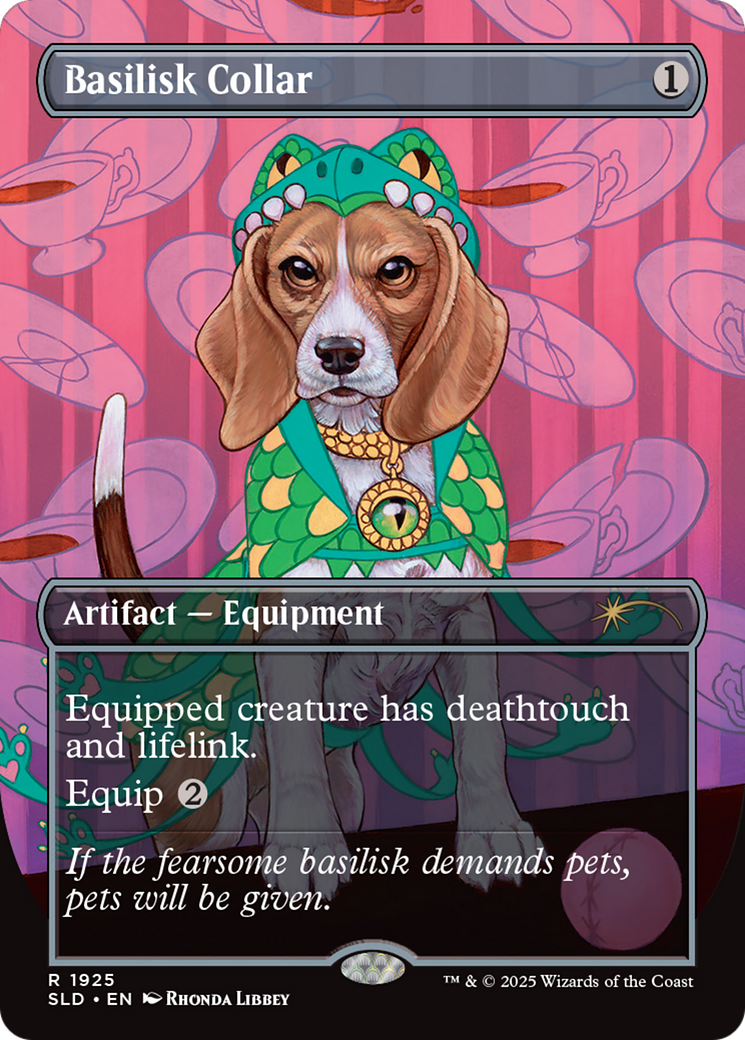 Image of Basilisk Collar (SLD-1925) - Secret Lair Drop (Borderless) Foil