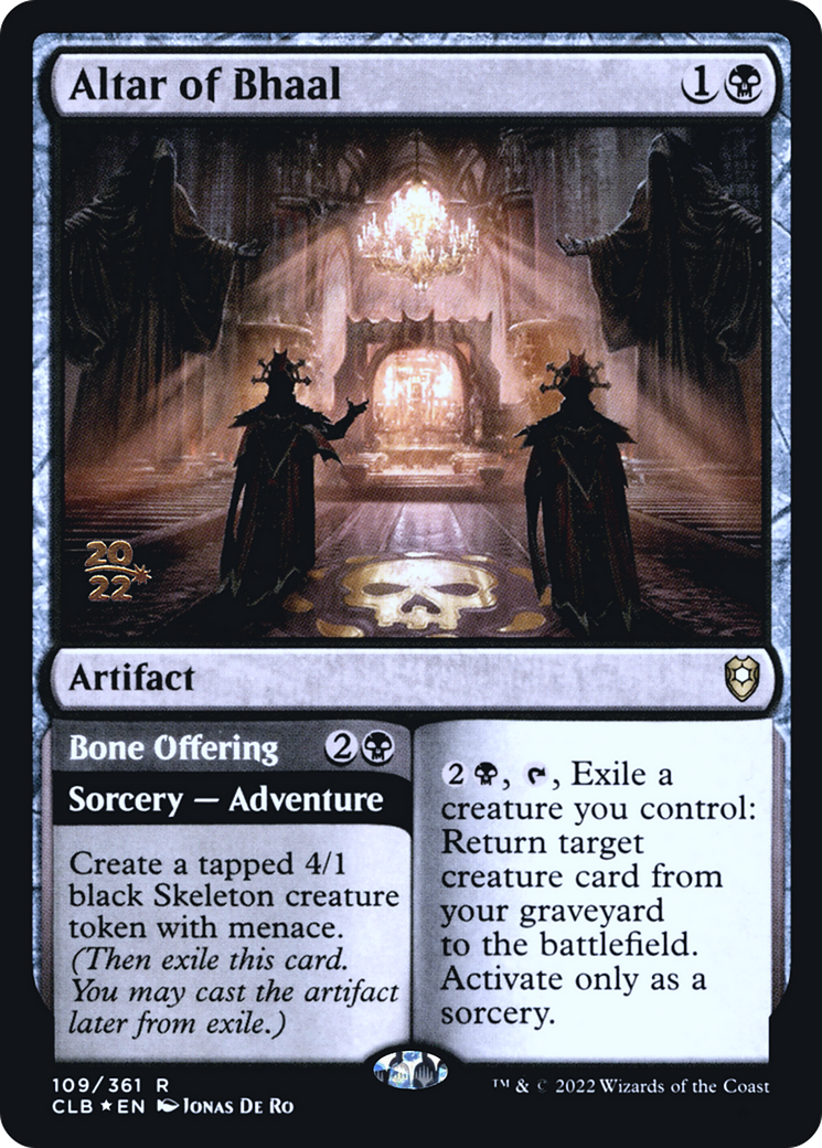 Image of Altar of Bhaal (PRE-109) - Battle for Baldur's Gate Promos Foil