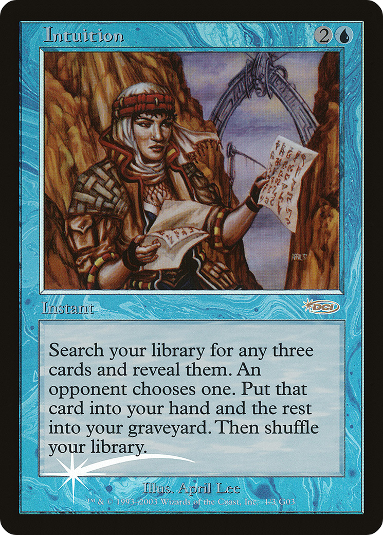 Image of Intuition (JDG-001) - Judge Gift Cards 2003 Foil