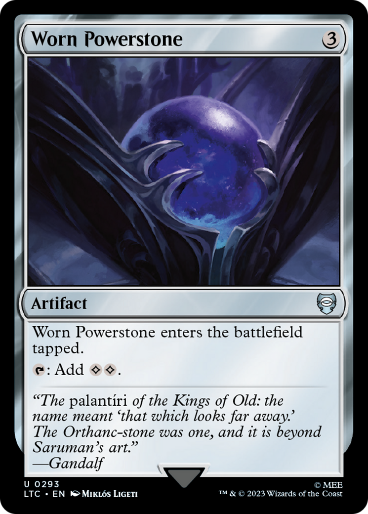 Image of Worn Powerstone (LTC-293) - Tales of Middle-earth Commander