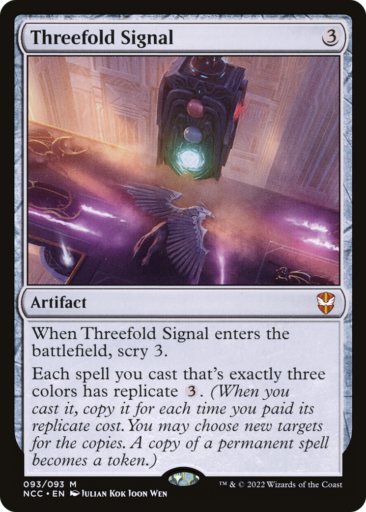 Image of Threefold Signal (NCC-093) - New Capenna Commander