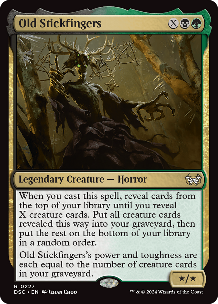 Image of Old Stickfingers (DSC-227) - Duskmourn: House of Horror Commander