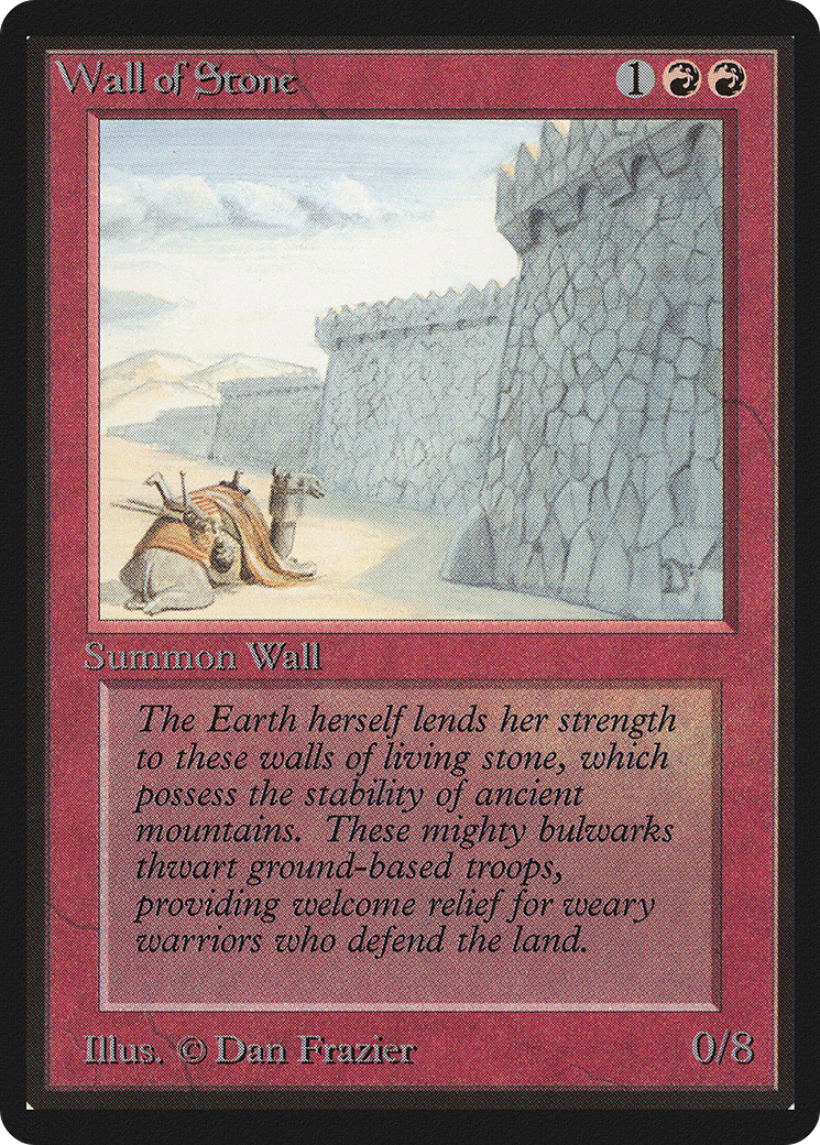 Image of Wall of Stone (LEB-) - Limited Edition Beta