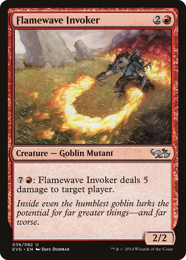 Image of Flamewave Invoker (Elves vs. Goblins) (DD3-) - Duel Decks Anthology: Elves vs. Goblins