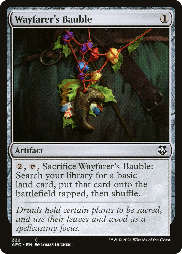 Image of Wayfarer's Bauble (AFC-222) - Forgotten Realms Commander