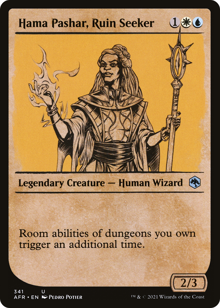 Image of Hama Pashar, Ruin Seeker (Showcase) (AFR-341) - Adventures in the Forgotten Realms: (Showcase)